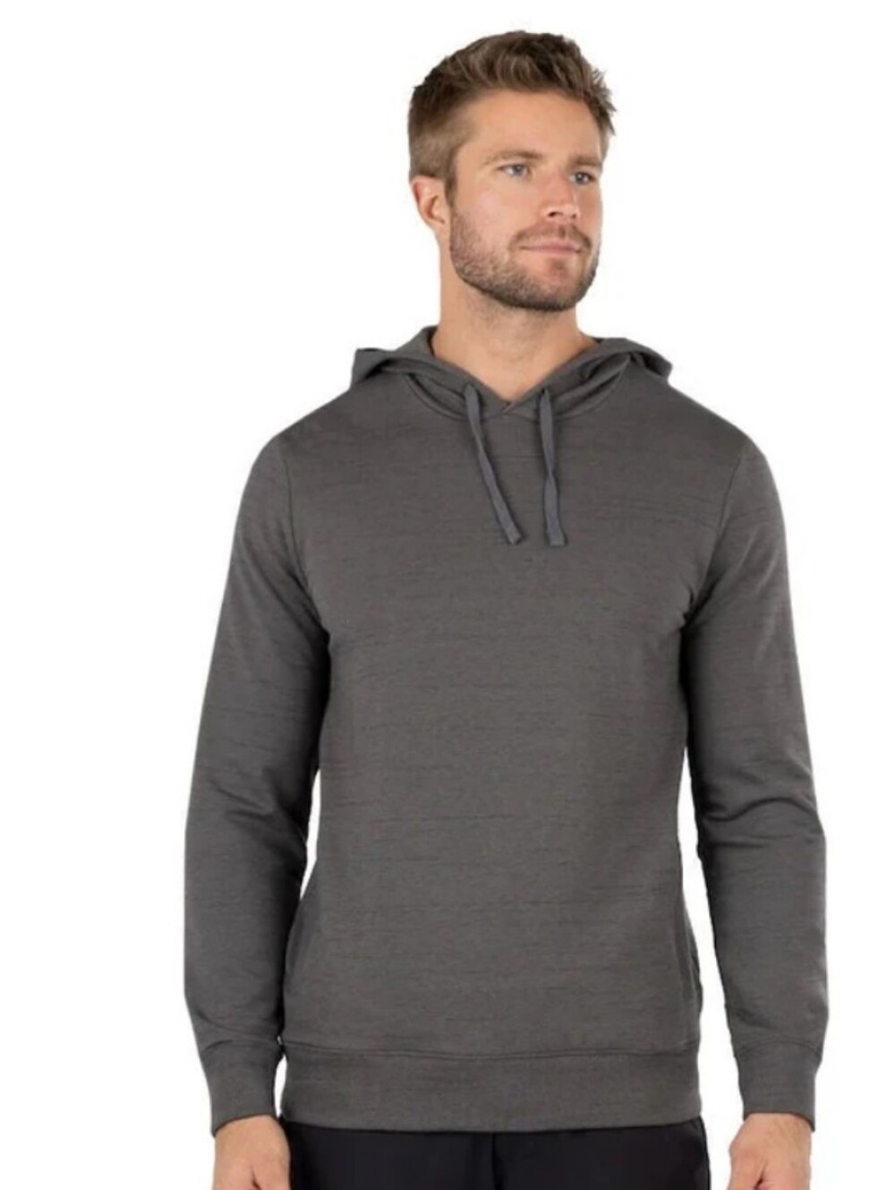 Travis Mathew Cloud Slub Golf Hoodie Size XXXL Grey Pinstripe